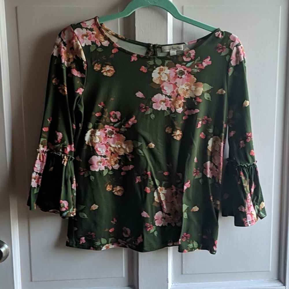 Mine Britton 3/4 sleeve top